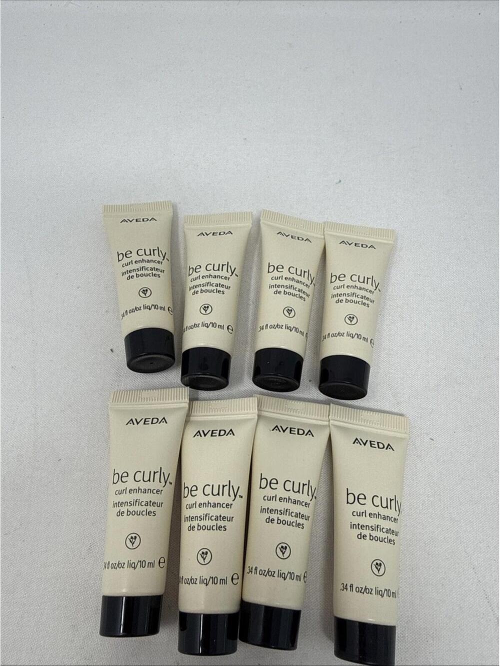 8 X Aveda Be Curly Curl Enhancer 0.34oz/10ml  each  Travel Sizes- NEW CJ#103